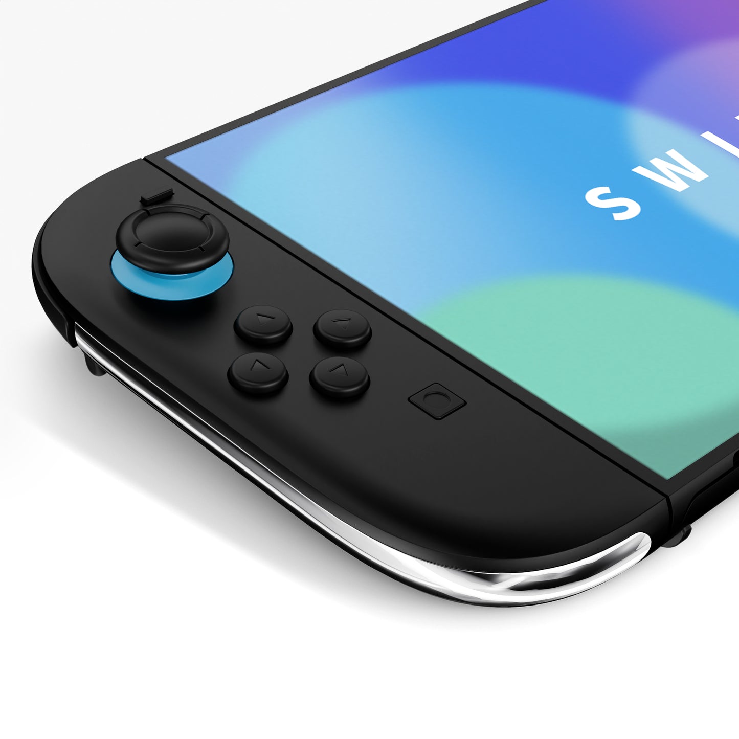 eXtremeRate Replacement Decorative Strips for Joycon 2 of Nintendo Switch 2 - Chrome Silver