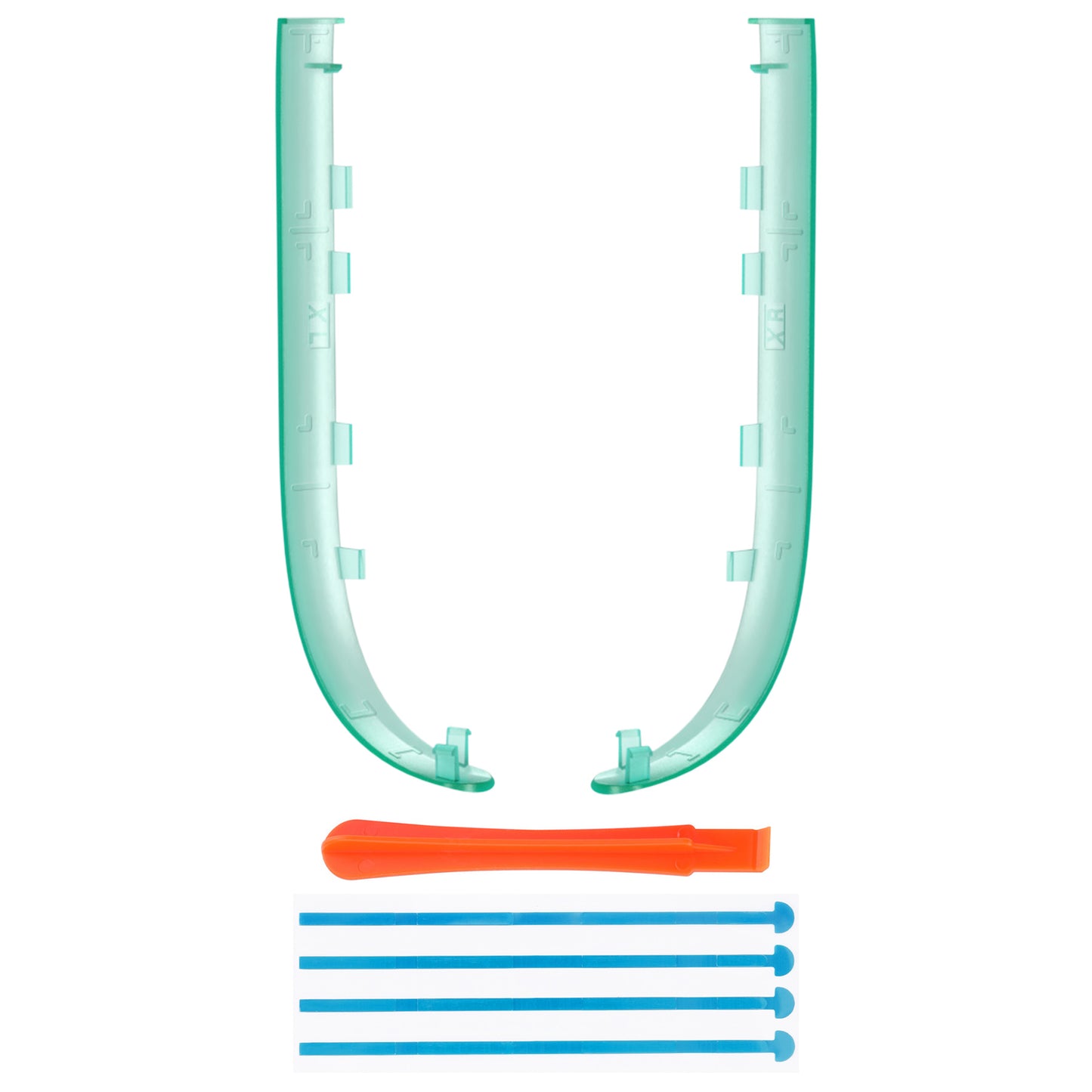 eXtremeRate Replacement Decorative Strips for Joycon 2 of Nintendo Switch 2 - Emerald Green