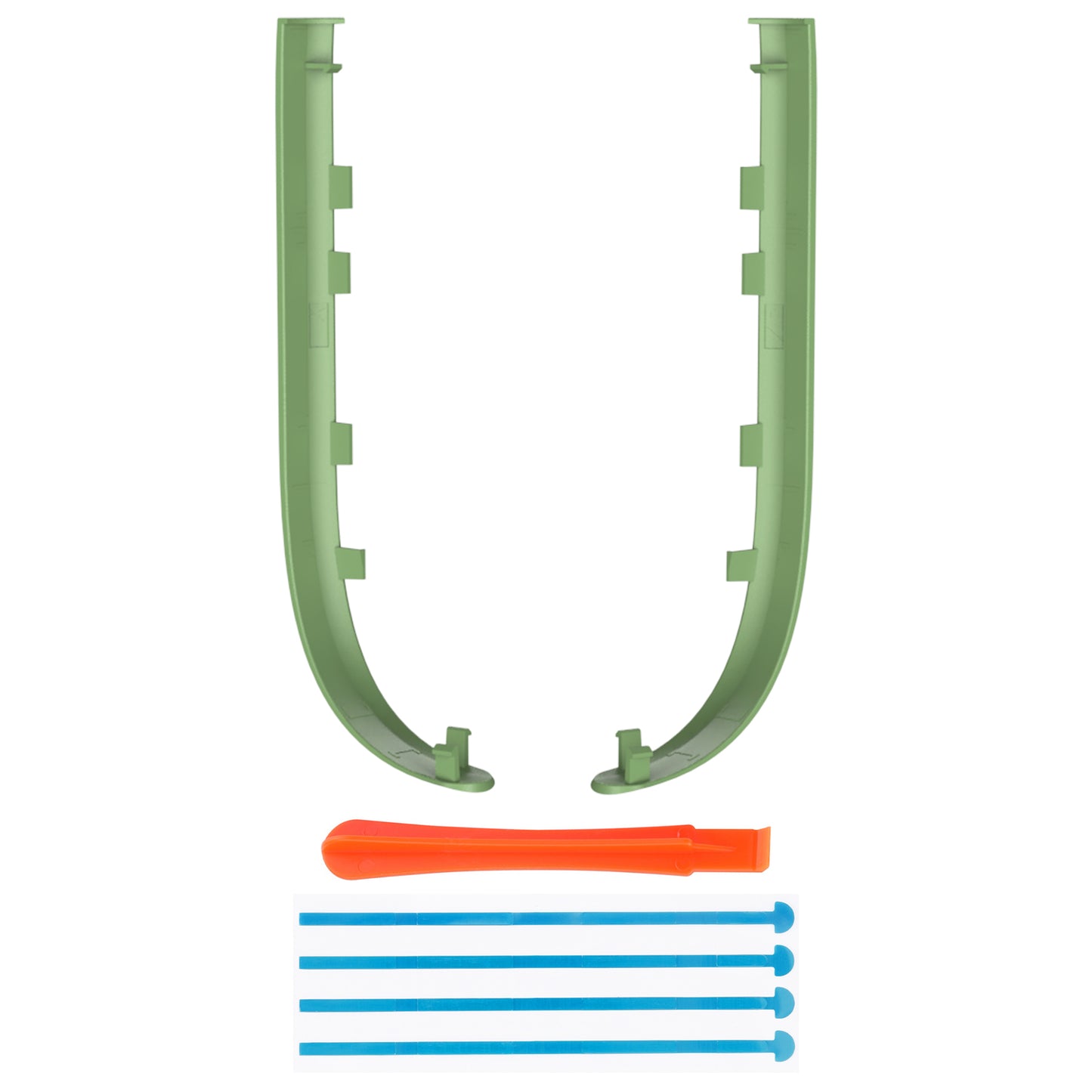 eXtremeRate Replacement Decorative Strips for Joycon 2 of Nintendo Switch 2 - Matcha Green