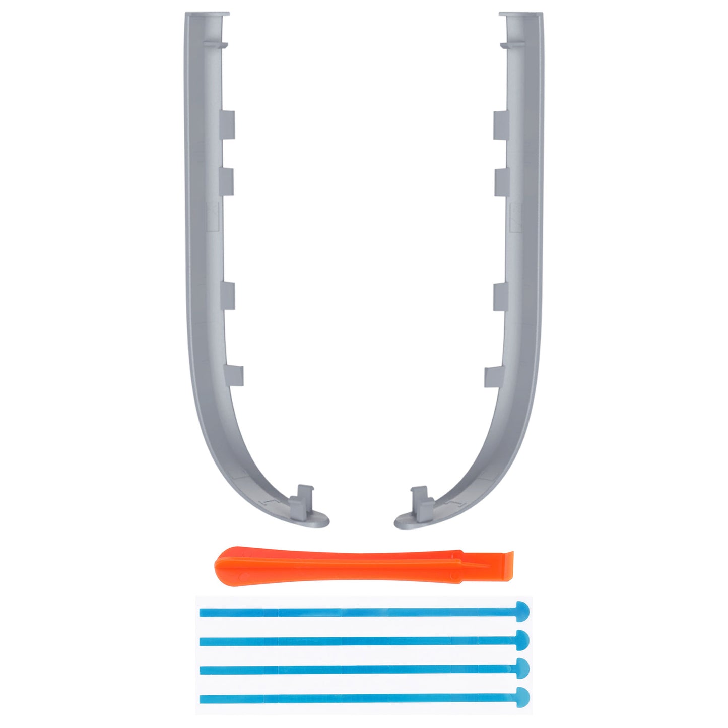 eXtremeRate Replacement Decorative Strips for Joycon 2 of Nintendo Switch 2 - New Hope Gray