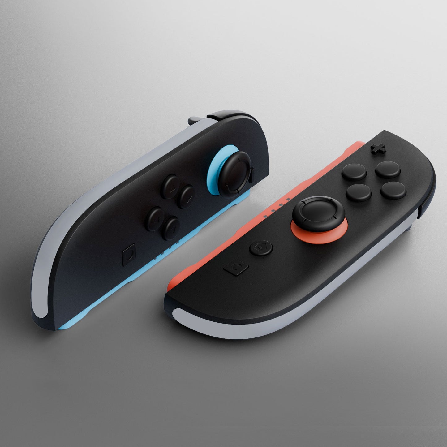 eXtremeRate Replacement Decorative Strips for Joycon 2 of Nintendo Switch 2 - New Hope Gray