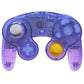 eXtremeRate Replacement Faceplate Backplate with Buttons for Nintendo GameCube Controller NGC - Gradient Translucent Bluebell