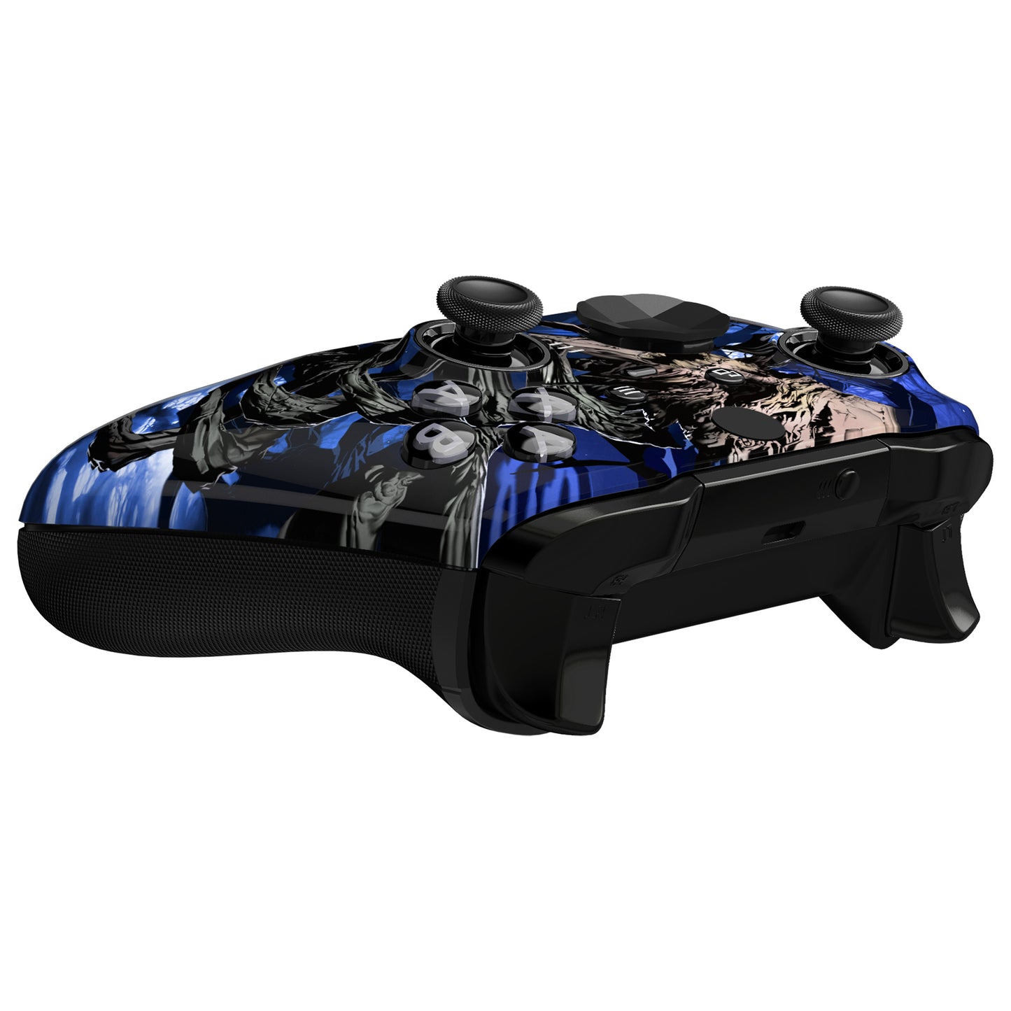 eXtremeRate Replacement Front Housing Shell Case with Accent Rings for Xbox One Elite Series 2 & Elite 2 Core Controller (Model 1797) - Glow in Dark - The Awakening of the Earth Lord