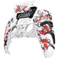 eXtremeRate Replacement Front Housing Shell with Touchpad Compatible with PS5 Controller BDM-010/020/030/040/050 - Winter Blossom eXtremeRate