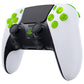 eXtremeRate Replacement Full Set Buttons Compatible with PS5 Edge Controller - Clear Lime Green eXtremeRate