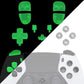 eXtremeRate Replacement Full Set Buttons Compatible with PS5 Edge Controller - Glow in Dark - Green