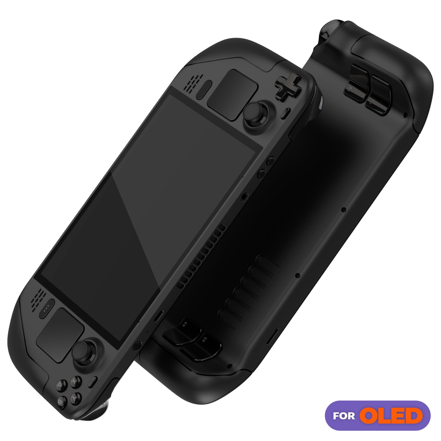 eXtremeRate Replacement Full Set Buttons for Steam Deck OLED - Black