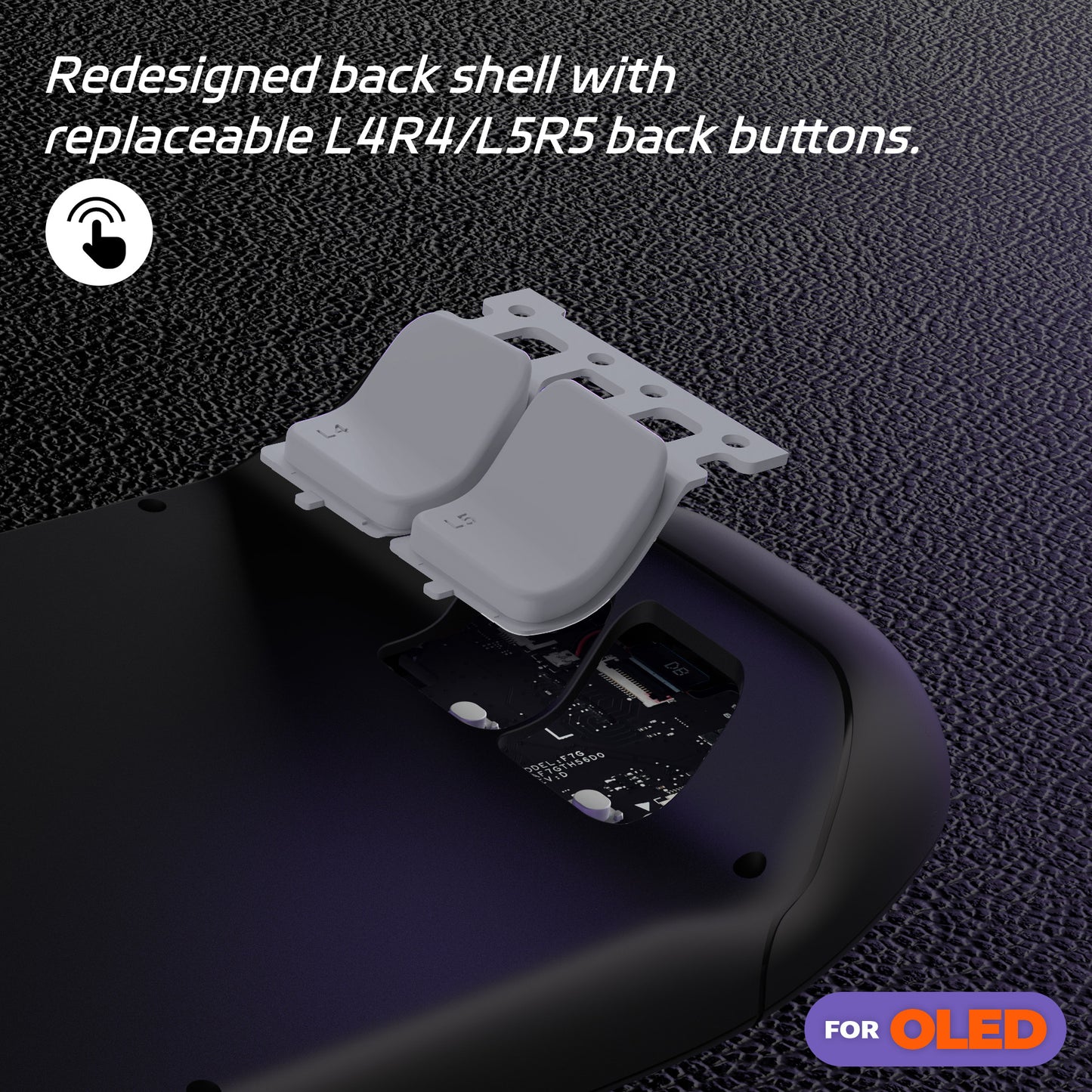 eXtremeRate Replacement Full Set Buttons for Steam Deck OLED - New Hope Gray