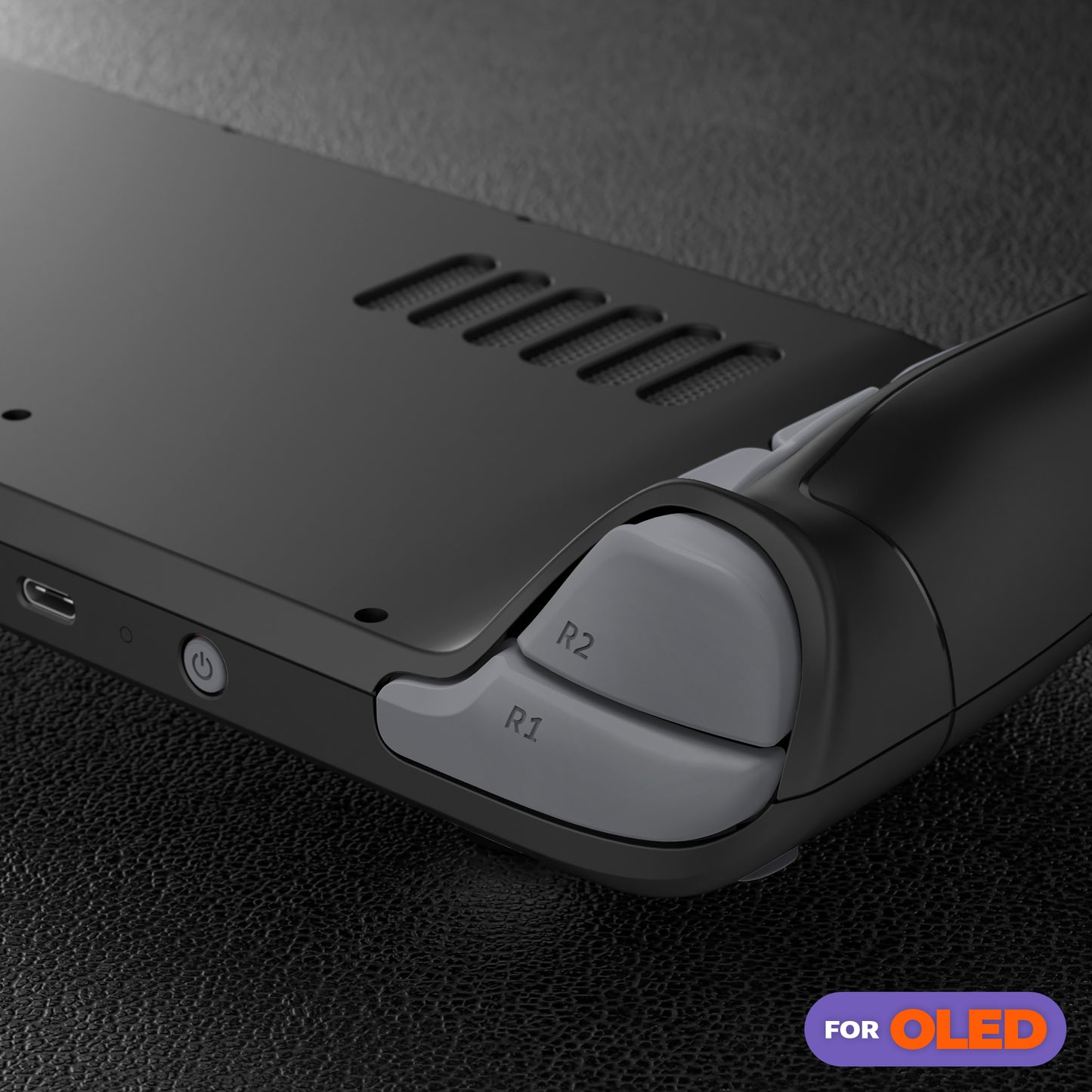 eXtremeRate Replacement Full Set Buttons for Steam Deck OLED - New Hope Gray