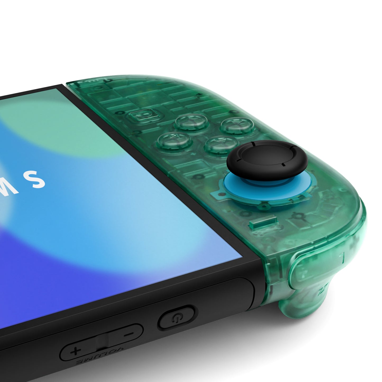 eXtremeRate DIY Replacement Full Set Shell Case with Buttons for Joycon 2 of Nintendo Switch 2 - Deluxe Version - Emerald Green