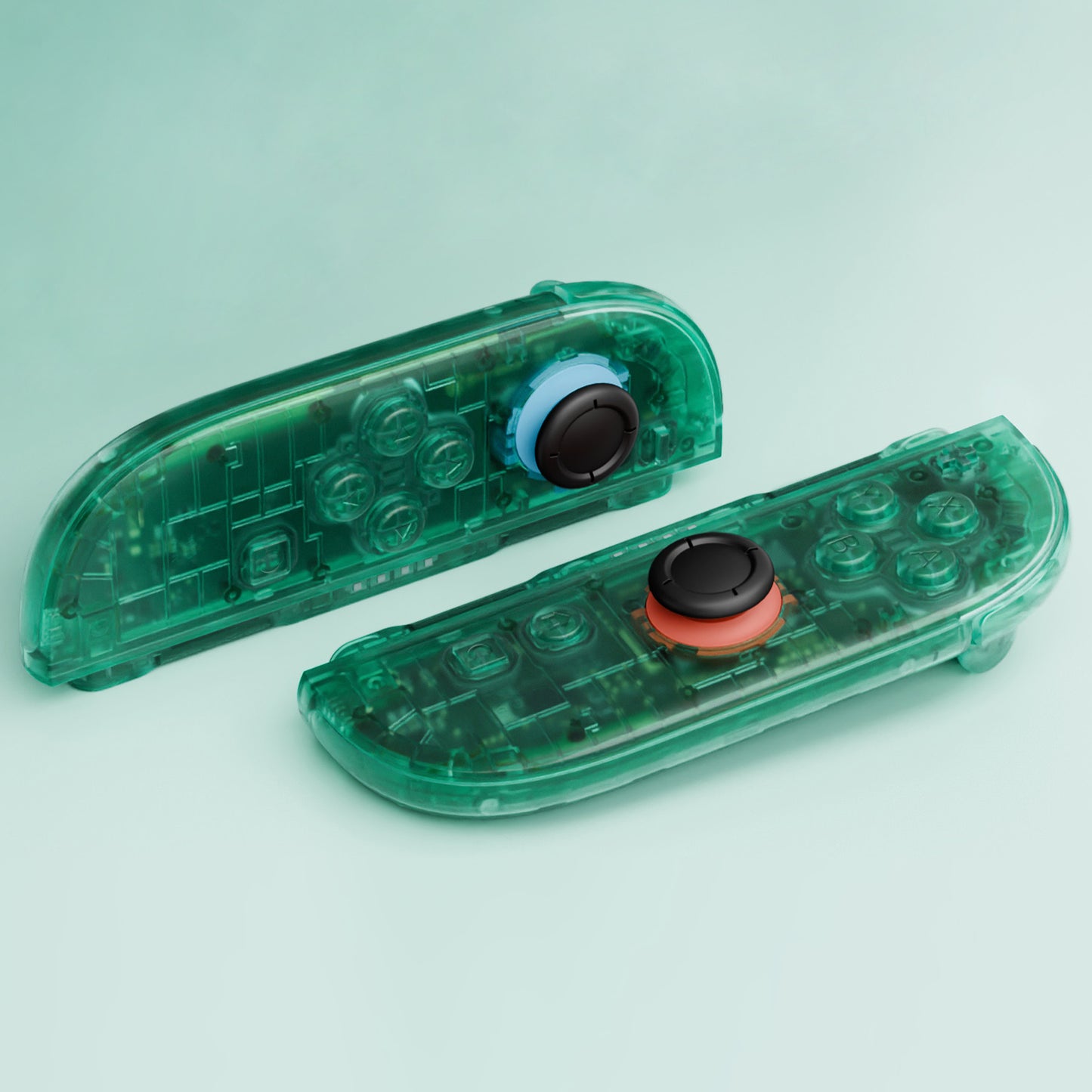 eXtremeRate DIY Replacement Full Set Shell Case with Buttons for Joycon 2 of Nintendo Switch 2 - Deluxe Version - Emerald Green