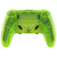 eXtremeRate Replacement Full Set Shells with Buttons Compatible with PS5 Edge Controller - Clear Lime Green