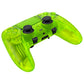 eXtremeRate Replacement Full Set Shells with Buttons Compatible with PS5 Edge Controller - Clear Lime Green