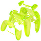 eXtremeRate Replacement Full Set Shells with Buttons Compatible with PS5 Edge Controller - Clear Lime Green