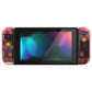 eXtremeRate Replacement Full Set Shells with Buttons for Nintendo Switch - Crystal Cherry Pink