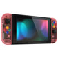 eXtremeRate Replacement Full Set Shells with Buttons for Nintendo Switch - Crystal Cherry Pink