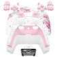 eXtremeRate Replacement Full Set Shells with Buttons Compatible with PS5 Controller BDM-030/040/050 - Cherry Blossom Whisper eXtremeRate