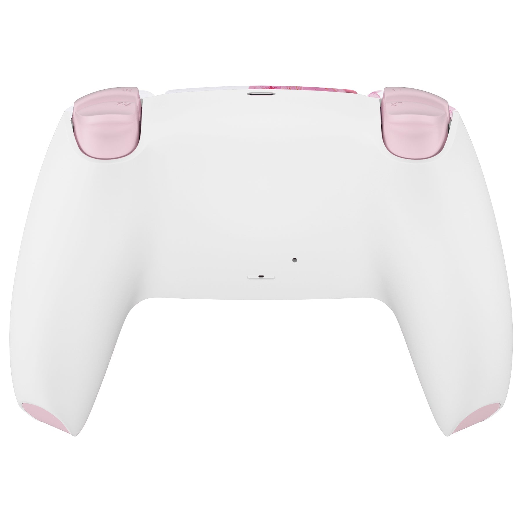 eXtremeRate Replacement Full Set Shells with Buttons Compatible with PS5 Controller BDM-030/040/050 - Cherry Blossom Whisper eXtremeRate
