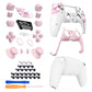 eXtremeRate Replacement Full Set Shells with Buttons Compatible with PS5 Controller BDM-030/040/050 - Cherry Blossom Whisper eXtremeRate