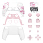 eXtremeRate Replacement Full Set Shells with Buttons Compatible with PS5 Controller BDM-030/040/050 - Cherry Blossom Whisper eXtremeRate