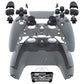 eXtremeRate Replacement Full Set Shells with Buttons Compatible with PS5 Controller BDM-030/040/050 - New Hope Gray
