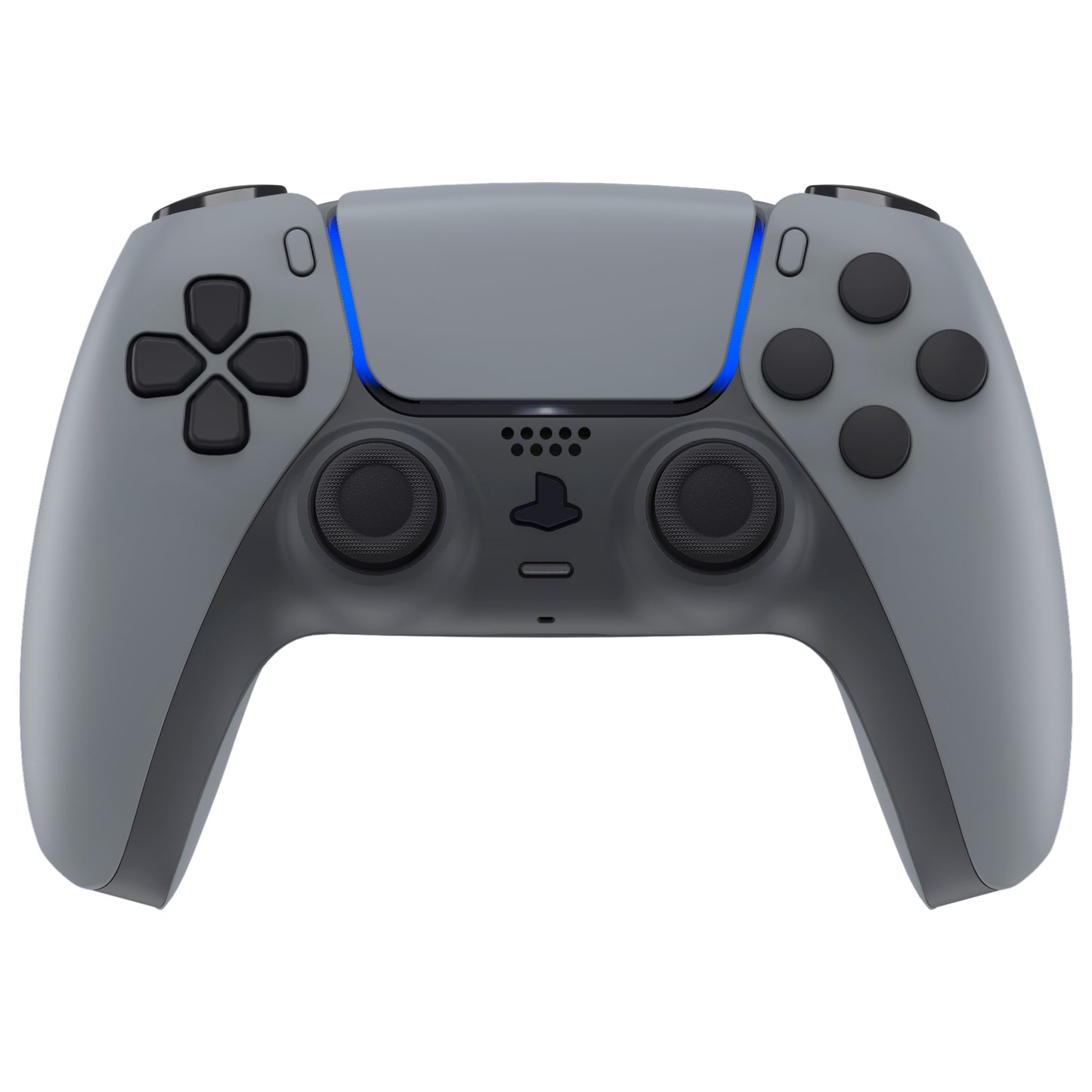 eXtremeRate Replacement Full Set Shells with Buttons Compatible with PS5 Controller BDM-030/040/050 - New Hope Gray