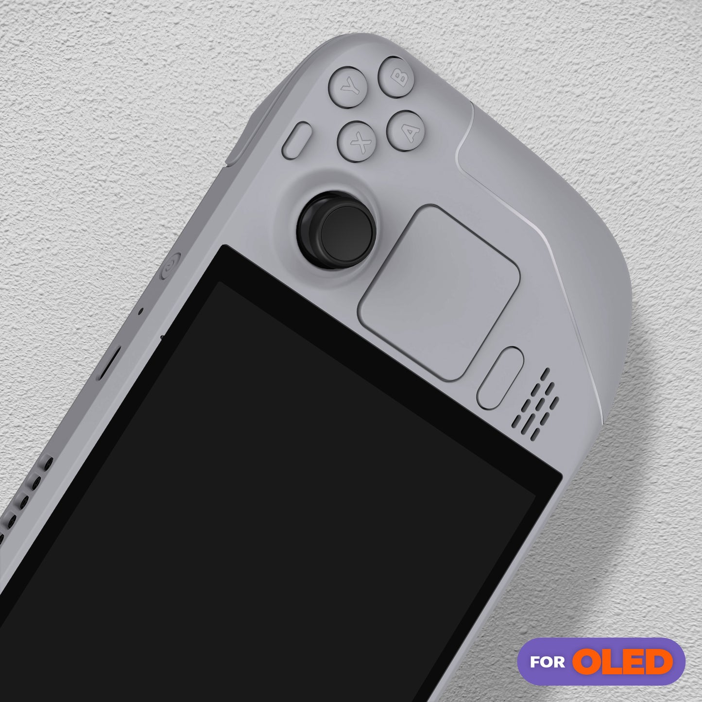 eXtremeRate Replacement Full Set Shell with Buttons for Steam Deck OLED - New Hope Gray