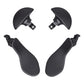 eXtremeRate Replacement Interchangeable 4PCS Metal Back Paddles for PS5 Edge Controller - Metallic Black