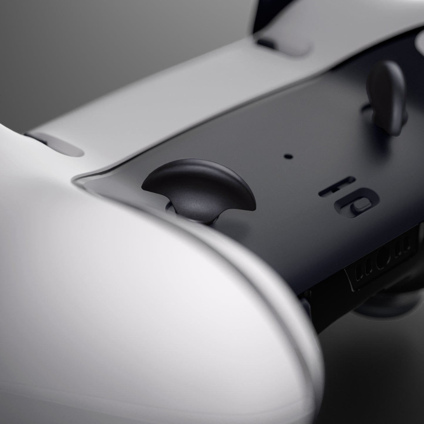 eXtremeRate Replacement Interchangeable 4PCS Metal Back Paddles for PS5 Edge Controller - Metallic Black