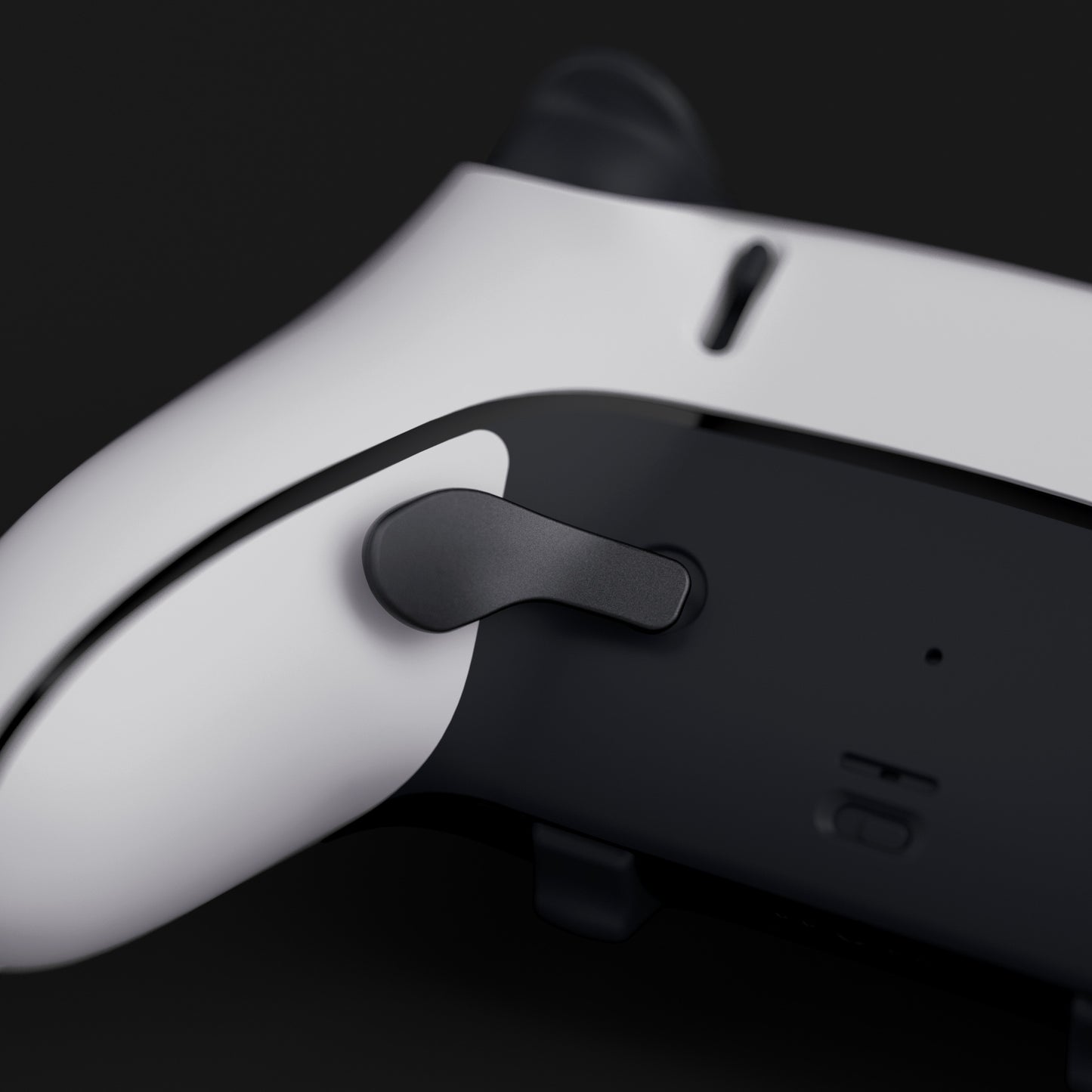 eXtremeRate Replacement Interchangeable 4PCS Metal Back Paddles for PS5 Edge Controller - Metallic Black