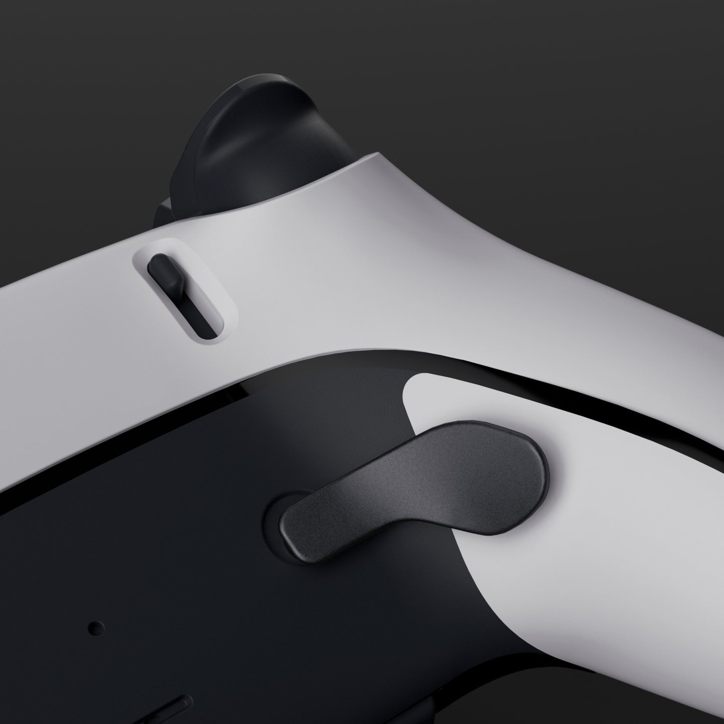 eXtremeRate Replacement Interchangeable 4PCS Metal Back Paddles for PS5 Edge Controller - Metallic Black