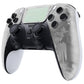 eXtremeRate Replacement Left Right Front Housing Shell with Touchpad Compatible with PS5 Edge Controller - Glow in Dark - Green