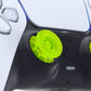 eXtremeRate Replacement Thumbsticks Analog Stick Joystick Compatible with PS5 & PS4 All Model Controller - Clear Lime Green eXtremeRate