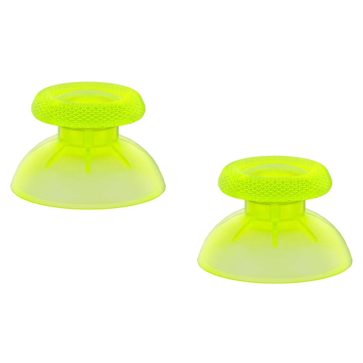 eXtremeRate Replacement Thumbsticks Analog Stick Joystick Compatible with PS5 & PS4 All Model Controller - Clear Lime Green eXtremeRate