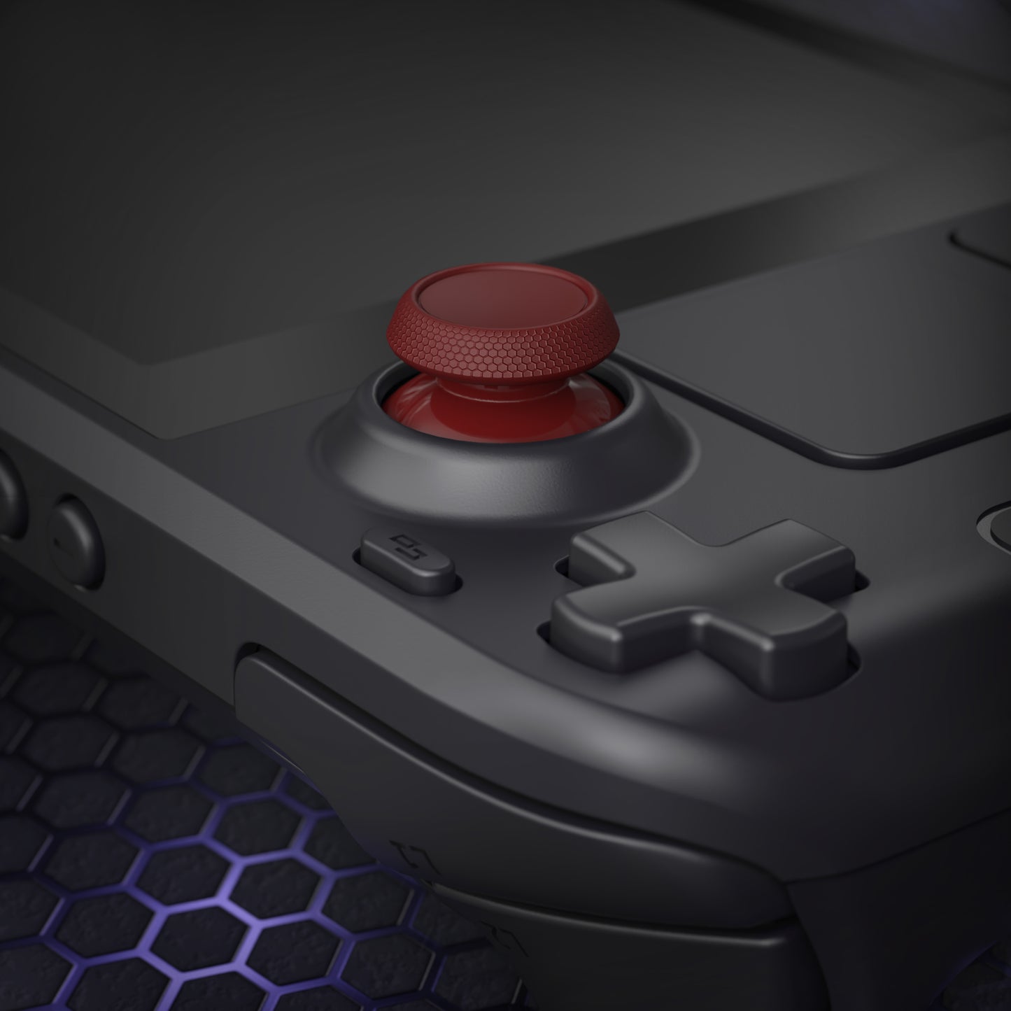 eXtremeRate Replacement Thumbsticks with Original Touch Sensing for Steam Deck LCD & OLED - Carmine Red