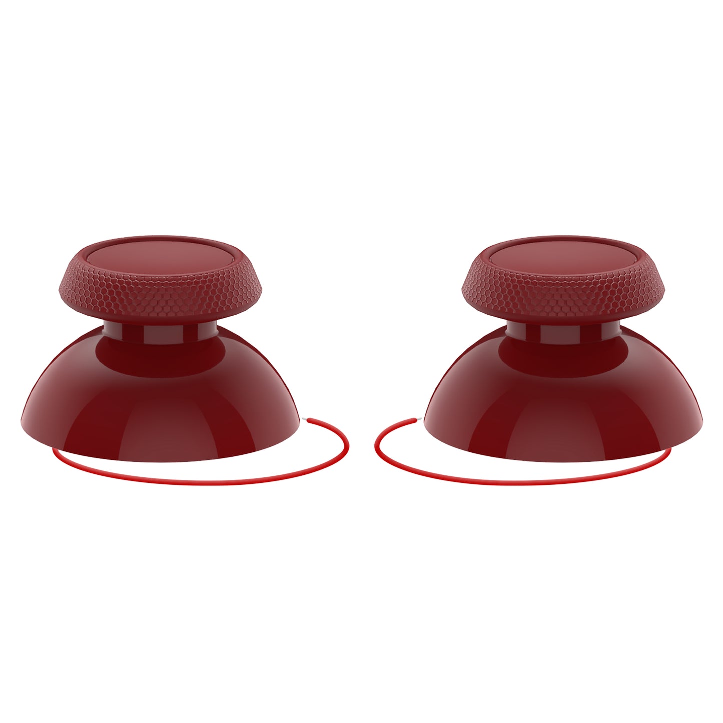 eXtremeRate Replacement Thumbsticks with Original Touch Sensing for Steam Deck LCD & OLED - Carmine Red