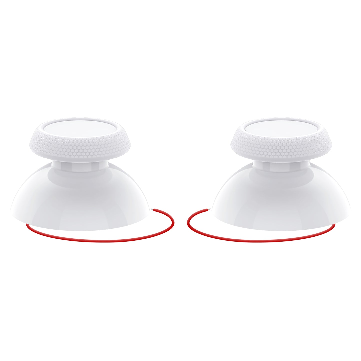 eXtremeRate Replacement Thumbsticks with Original Touch Sensing for Steam Deck LCD & OLED - Frosted White