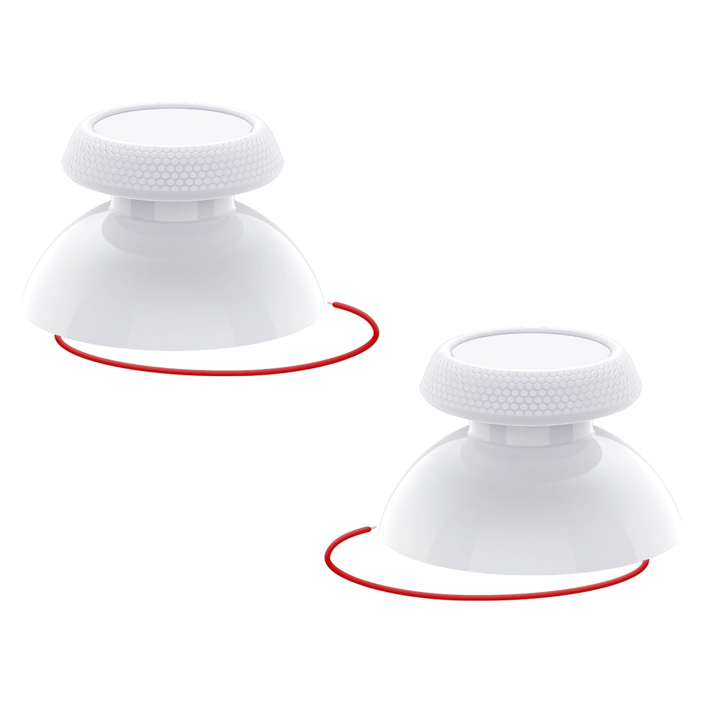 eXtremeRate Replacement Thumbsticks with Original Touch Sensing for Steam Deck LCD & OLED - Frosted White
