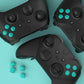 eXtremeRate Two-Tone ABXY Action Buttons with Classic Symbols for Xbox Series X/S Controller & Xbox One X/S & Xbox One Elite V1/V2 Controller - Teal Green & Clear eXtremeRate