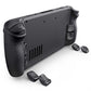 eXtremeRate Interchangeable Back Buttons Bottom Shell for Steam Deck LCD & OLED - with 2 Height Adjustable Buttons - Black