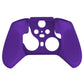eXtremeRate PlayVital Protective Anti-Slip Silicone Case with Thumb Grips Caps for Xbox One Elite Series 2 & Elite 2 Core Controller - Purple