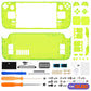 eXtremeRate Replacement Full Set Shell with Buttons for Steam Deck OLED - Clear Lime Green eXtremeRate