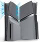 eXtremeRate eXcover Replacement Top Bottom Cover Side Panel with Cooling Vent for PS5 Slim Disc Edition Console - New Hope Gray