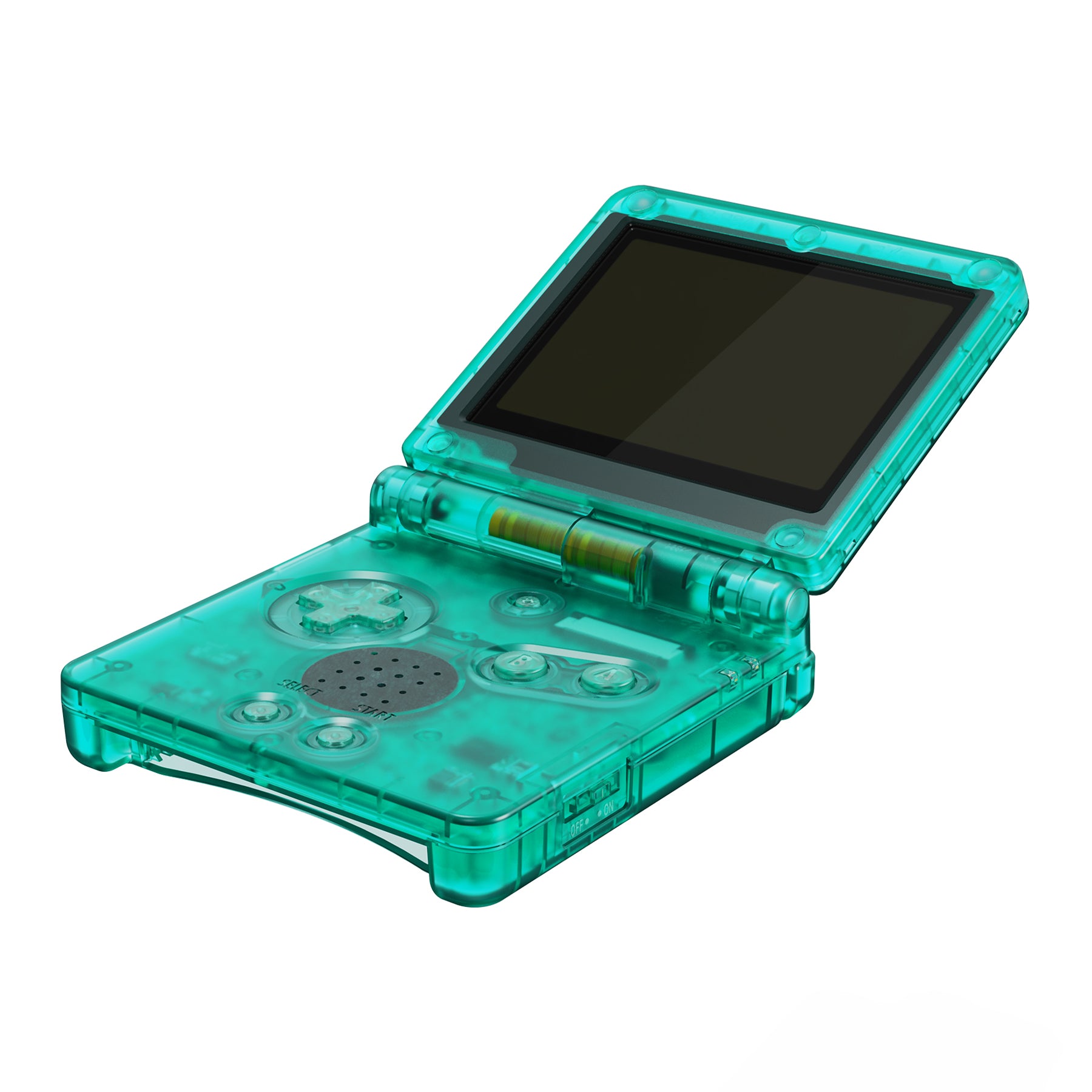 eXtremeRate Retail IPS Ready Upgraded eXtremeRate Emerald Green Custom Replacement Housing Shell for Gameboy Advance SP GBA SP – Compatible with Both IPS & Standard LCD – Console & Screen NOT Included - ASPM5003