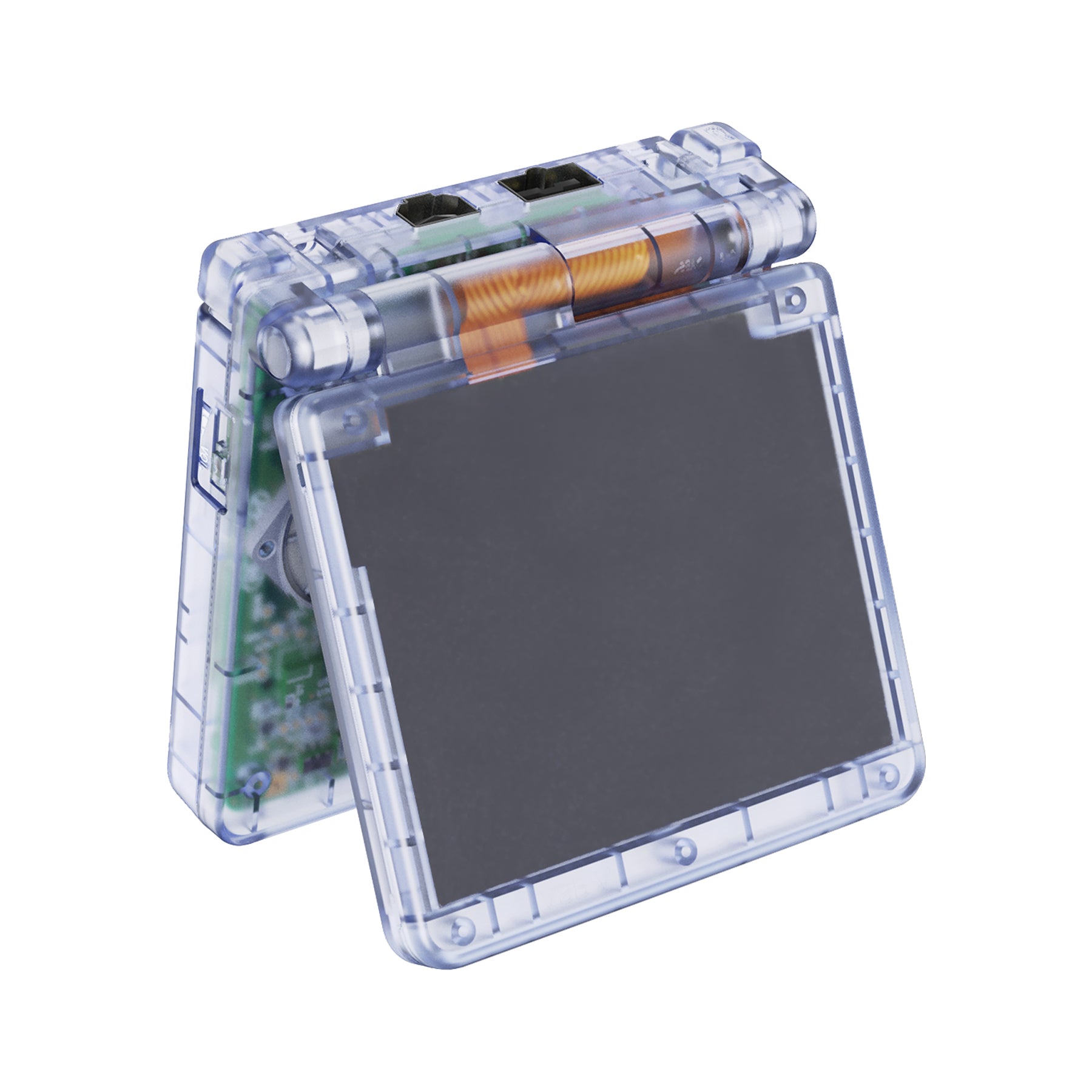 eXtremeRate Retail IPS Ready Upgraded eXtremeRate Glacier Blue Custom Replacement Housing Shell for Gameboy Advance SP GBA SP – Compatible with Both IPS & Standard LCD – Console & Screen NOT Included - ASPM5006