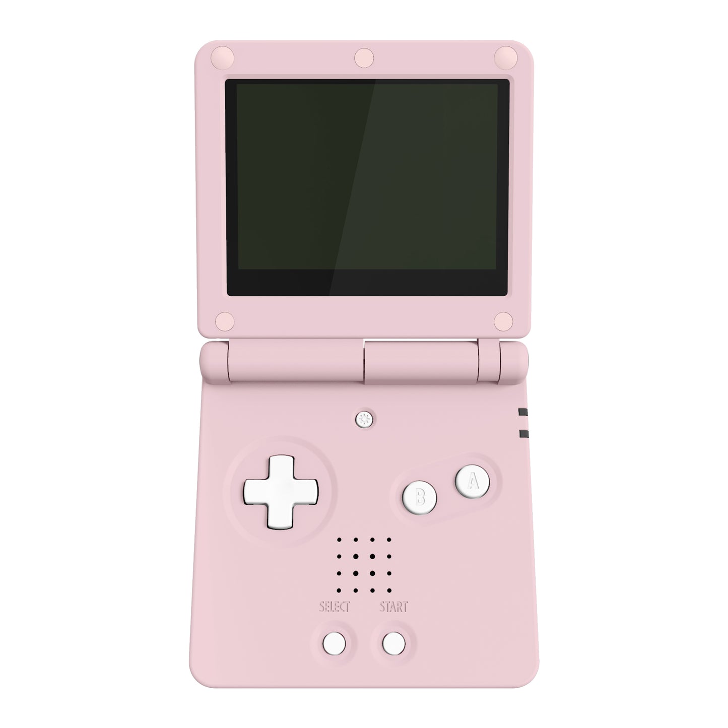 eXtremeRate Retail IPS Ready Upgraded Cherry Blossoms Pink Soft Touch Custom Replacement Housing Shell for Gameboy Advance SP GBA SP – Compatible with Both IPS & Standard LCD – Console & Screen NOT Included - ASPP3003