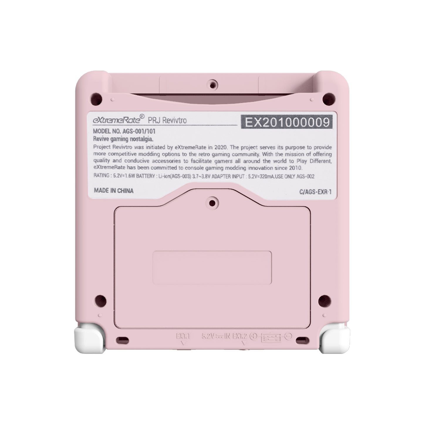 eXtremeRate Retail IPS Ready Upgraded Cherry Blossoms Pink Soft Touch Custom Replacement Housing Shell for Gameboy Advance SP GBA SP – Compatible with Both IPS & Standard LCD – Console & Screen NOT Included - ASPP3003