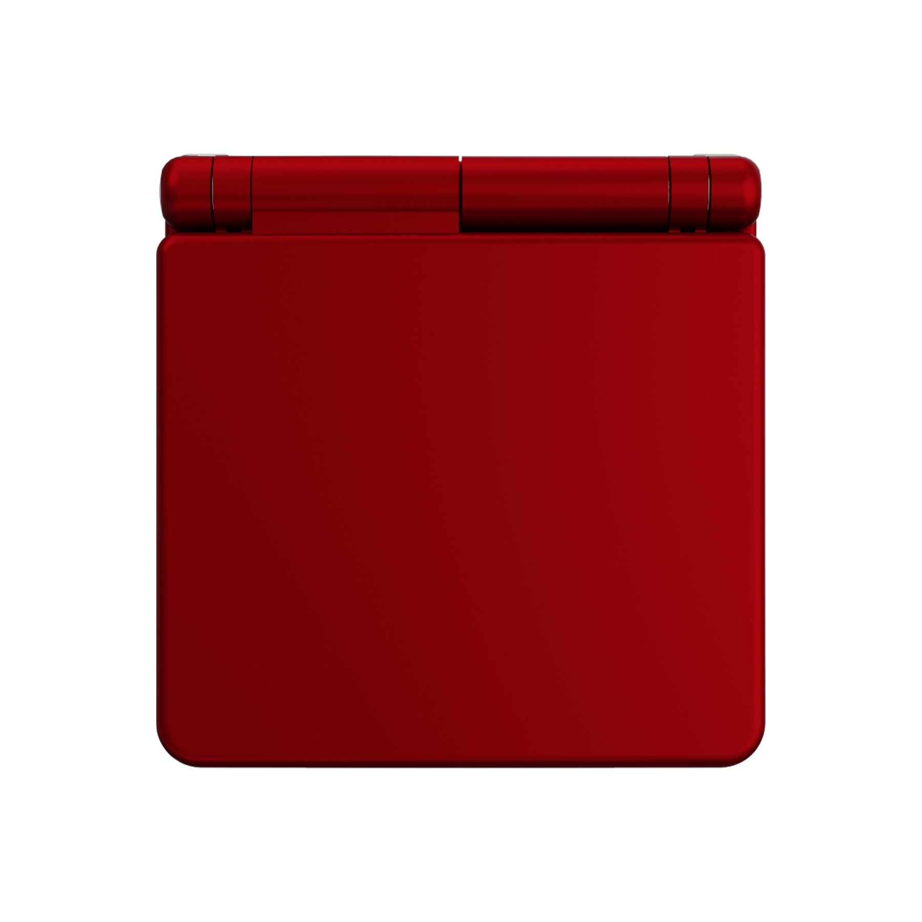 eXtremeRate Retail IPS Ready Upgraded Scarlet Red Soft Touch Custom Replacement Housing Shell for Gameboy Advance SP GBA SP – Compatible with Both IPS & Standard LCD – Console & Screen NOT Included - ASPP3004