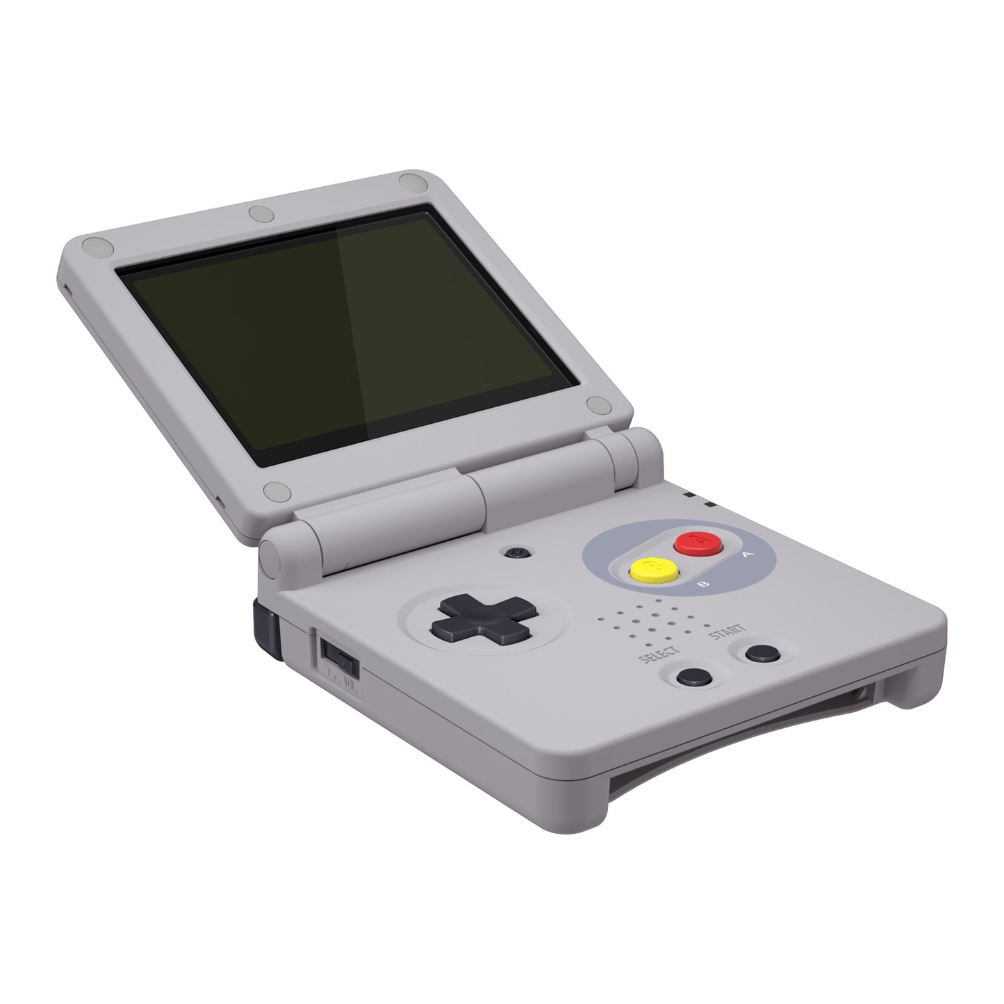 eXtremeRate Retail IPS Ready Upgraded SFC SNES Classic EU Style Custom Replacement Housing Shell for Gameboy Advance SP GBA SP – Compatible with Both IPS & Standard LCD – Console & Screen NOT Included - ASPY004