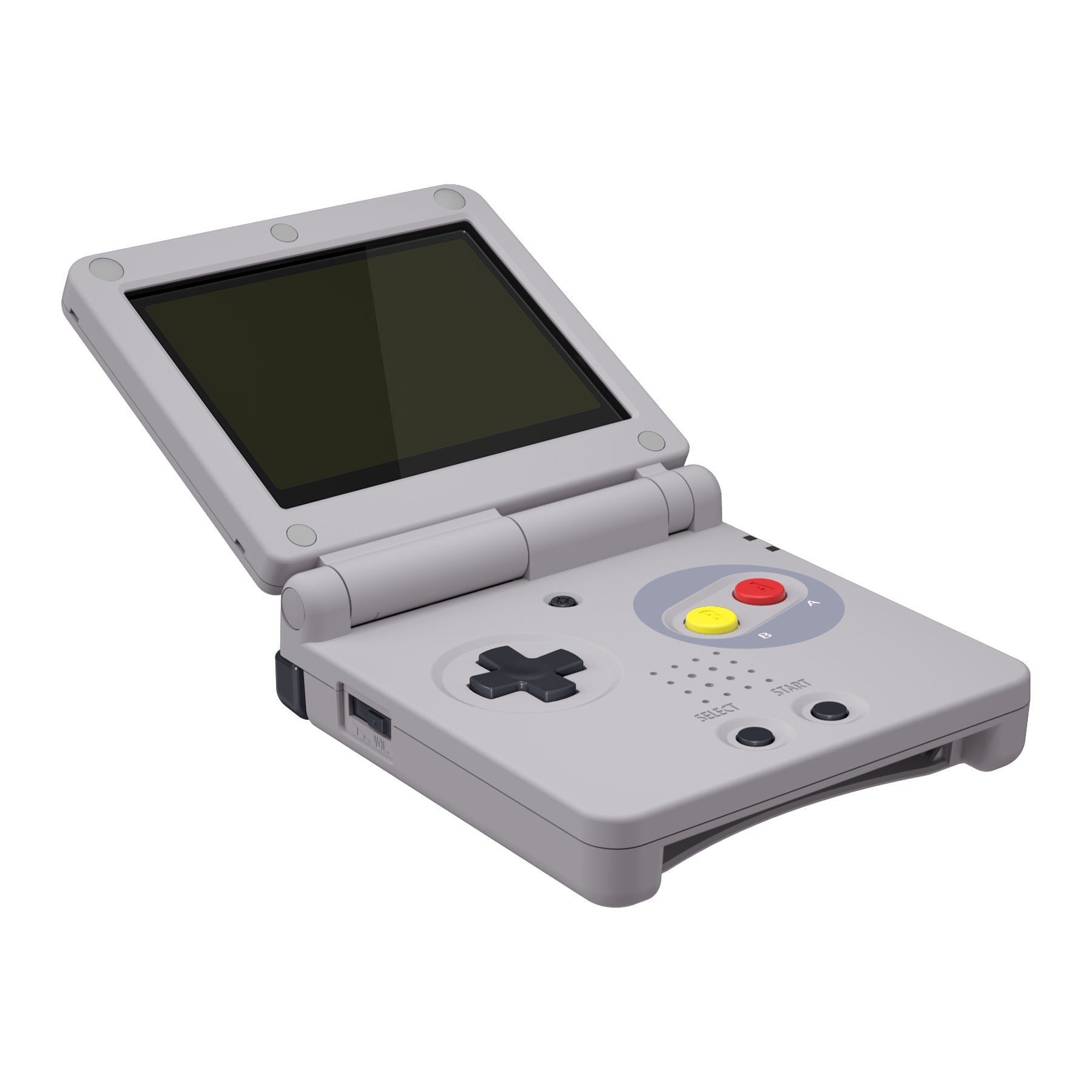 eXtremeRate Retail IPS Ready Upgraded SFC SNES Classic EU Style Custom Replacement Housing Shell for Gameboy Advance SP GBA SP – Compatible with Both IPS & Standard LCD – Console & Screen NOT Included - ASPY004